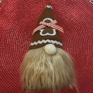 Gingerbread plush gnome Christmas decor